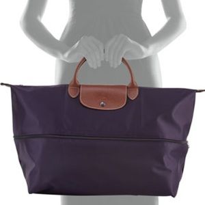 Longchamp Le Pilage expandable travel duffle